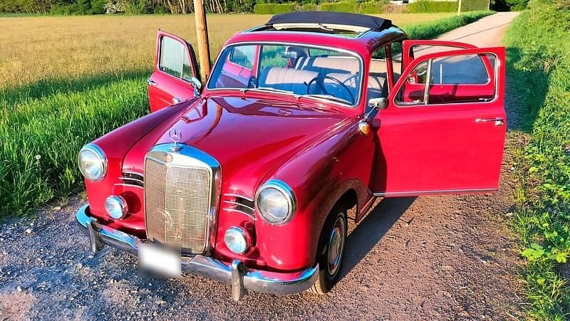 Gebraucht Mercedes 180 75 PS (55 kW) 1958 Rot Limousine