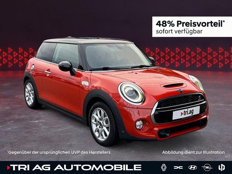 Solaris orange metallic (metallic) Gebraucht 2018 Mini Cooper S Business Kleinwagen | 20.999 € (Fairer Preis) - Bild 1/4