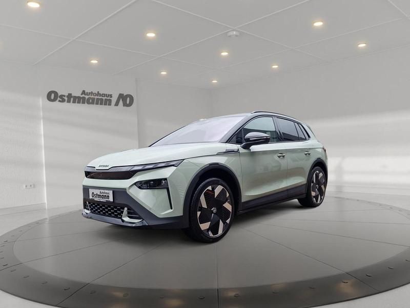 Gebraucht Skoda Elroq First Edition 210 kW (286 PS) 2025 Timianogrün blackmagic perleffekt SUV