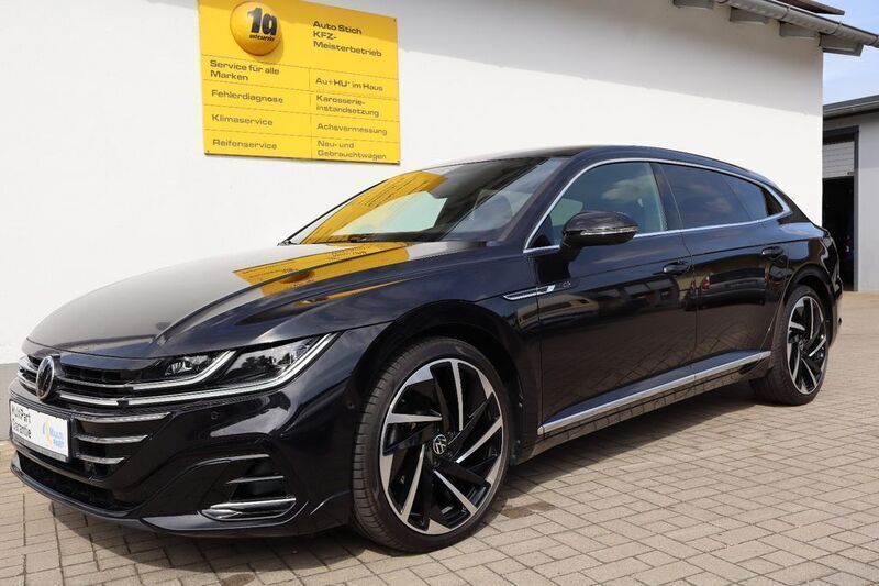 Schwarz Gebraucht 2021 VW Arteon R-line Limousine | 31.550 € (Superpreis) - Bild 1/4