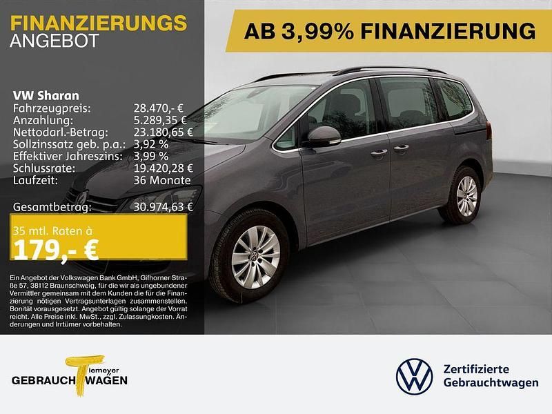 Gebraucht VW Sharan Comfortline 150 PS (110 kW) 2022 Grau Van / Kleinbus
