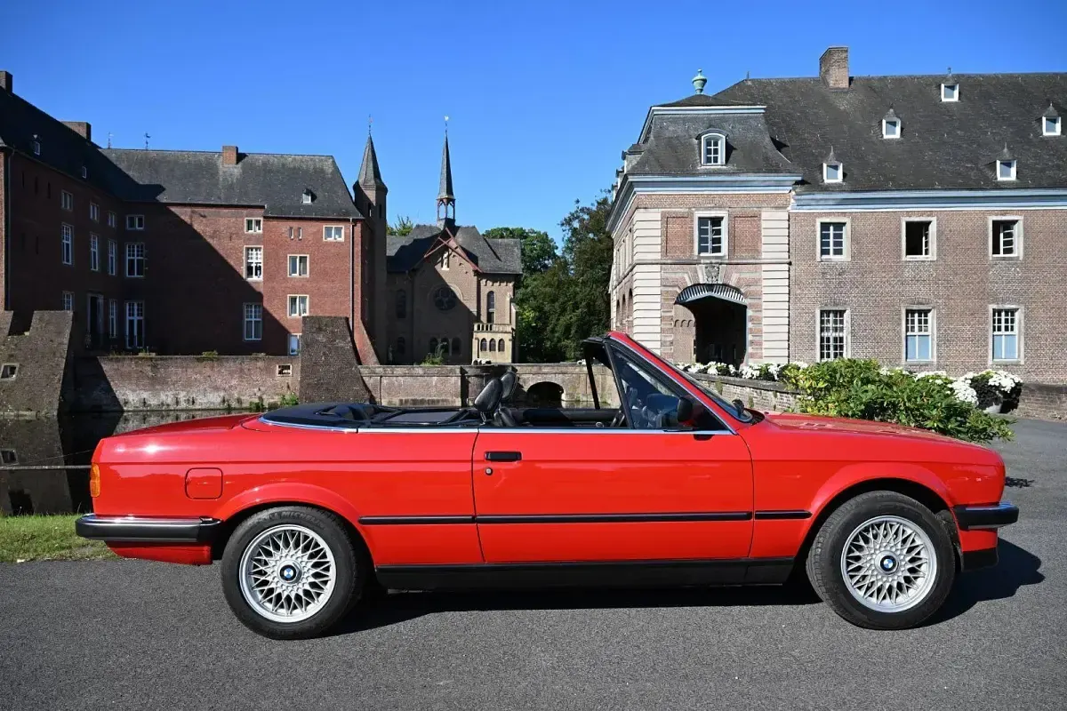 Gebraucht BMW 320 Cabriolet Performance 129 PS (94 kW) 1988 Rot Cabrio