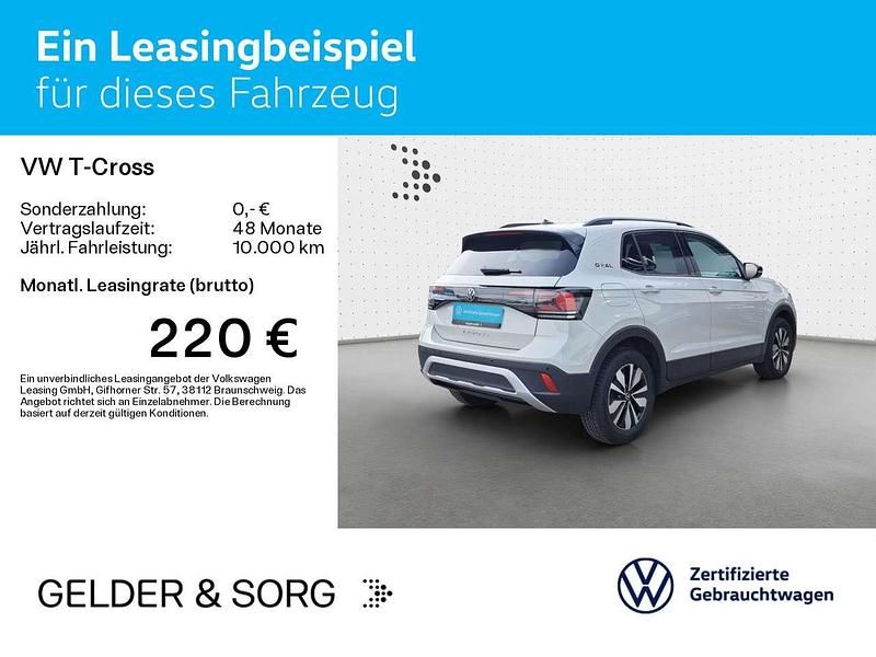 Gebraucht VW T-Cross Goal 95 PS (69 kW) 2024 Ascotgrau SUV