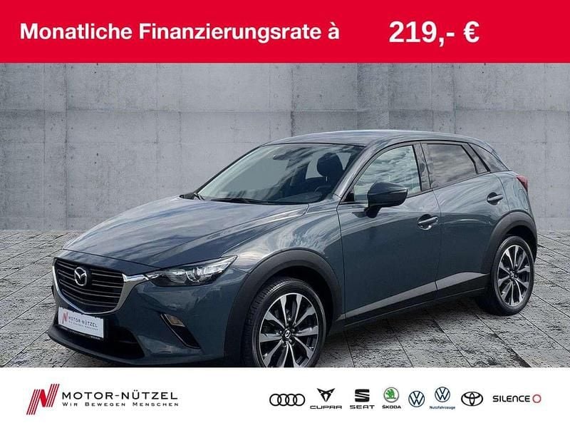 Polymetal gray Gebraucht 2021 Mazda CX-3 Ad'Vantage SUV | 16.430 € (Guter Preis) - Bild 1/4