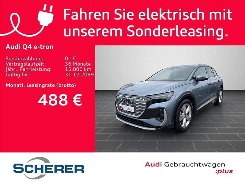 Gebraucht Audi Q4 e-tron Ambiente 150 kW (204 PS) 2022 Geysirblau metallic (metallic) SUV