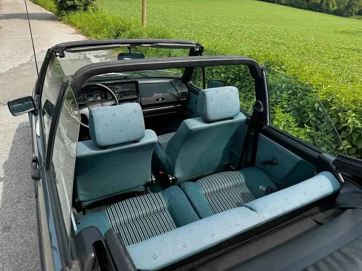 Gebraucht VW Golf Cabriolet 98 PS (72 kW) 1990 Grün Cabrio