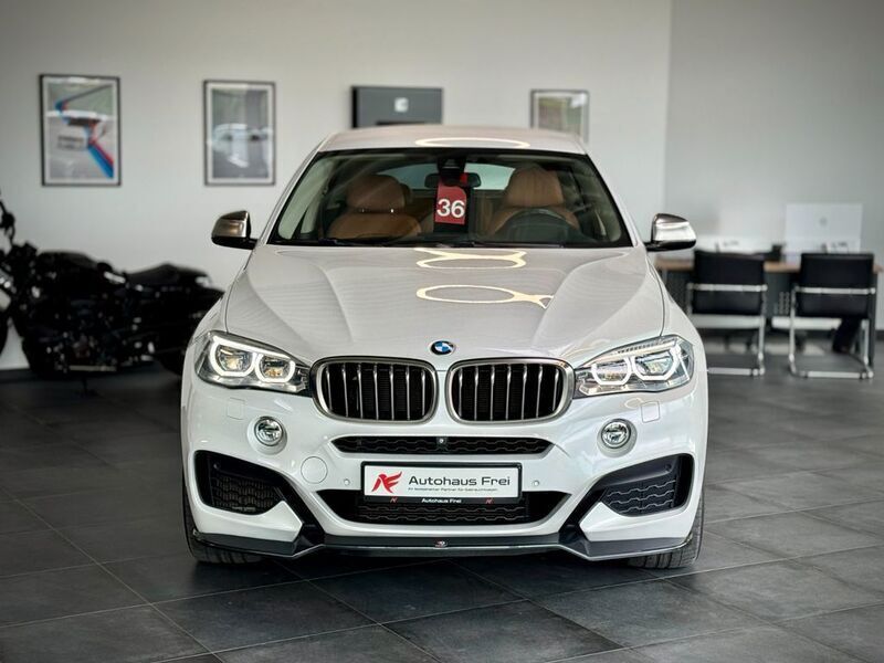 Mineralweiss metallic Gebraucht 2014 BMW X6 M Sport SUV | 36.980 € (Etwas zu teuer) - Bild 1/4