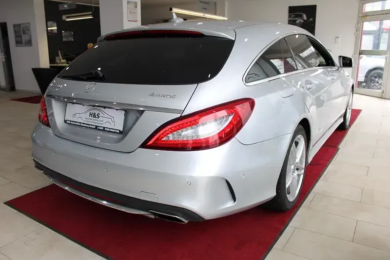 Gebraucht Mercedes CLS350 AMG line 258 PS (189 kW) 2018 Iridiumsilber  lack Kombi