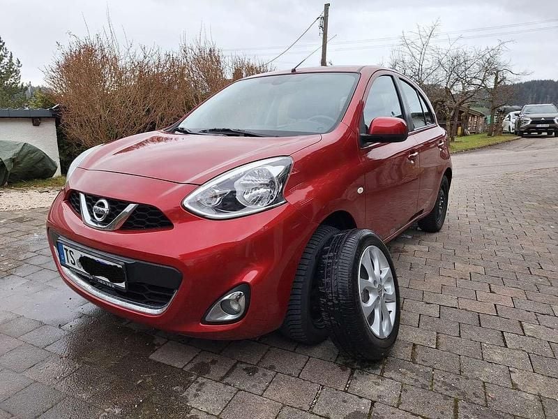 Rot Gebraucht 2016 Nissan Micra Kleinwagen | 6.499 € (Guter Preis) - Bild 1/4