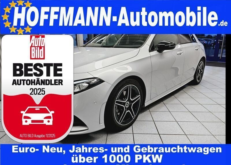 Iridiumsilbermet. Gebraucht 2024 Mercedes A200 AMG line Limousine | 33.250 € (Fairer Preis) - Bild 1/4