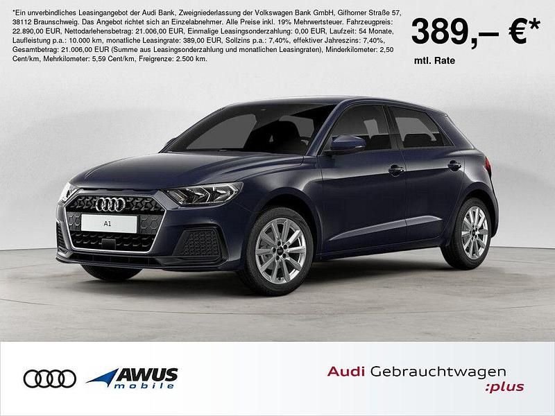 Firmamentblau Gebraucht 2021 Audi A1 Sportback Advanced Kleinwagen | 22.890 € (Teuer) - Bild 1/4