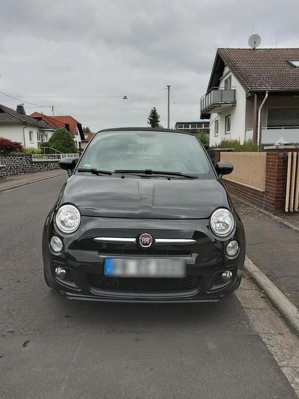 Schwarz Gebraucht 2015 Fiat 500 Cabrio | 7.500 € - Bild 1/4