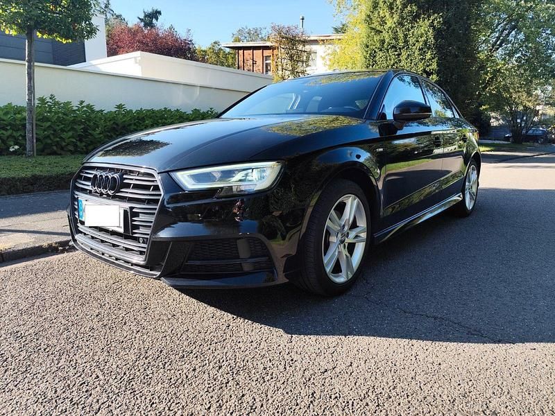 Schwarz Gebraucht 2019 Audi A3 S-Line Limousine | 21.800 € (Guter Preis) - Bild 1/4