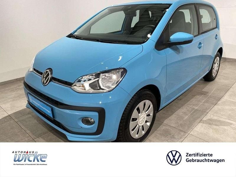 Blau Gebraucht 2021 VW up! Basis Kleinwagen | 7.980 € (Guter Preis) - Bild 1/4