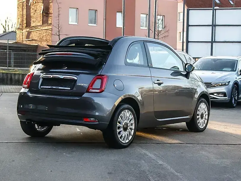 Second-hand Fiat 500C Lounge 69 CP (50 kW) 2020 Gri Cabrio