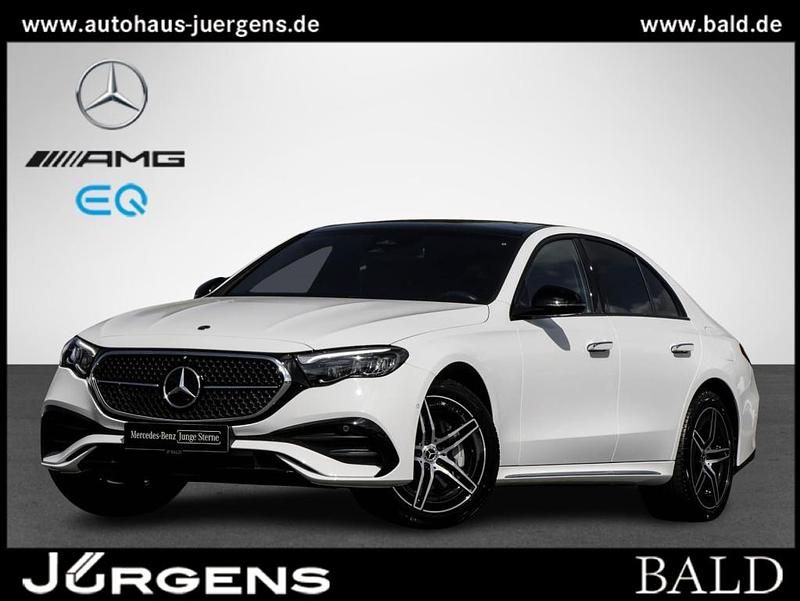 Weiss polarweiß Gebraucht 2024 Mercedes E300 AMG Limousine | 56.770 € (Superpreis) - Bild 1/4