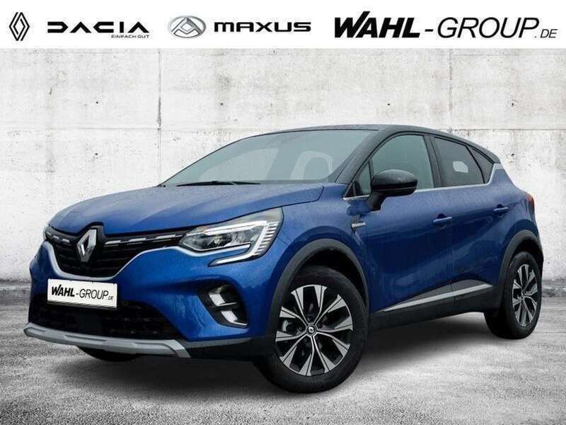 Ironblau metallic, black pear Gebraucht 2022 Renault Captur Techno SUV | 26.990 € (Teuer) - Bild 1/4