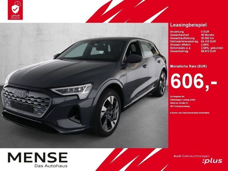 Magnetgrau Gebraucht 2024 Audi Q8 e-tron Advanced Plus SUV | 64.415 € (Etwas zu teuer) - Bild 1/4