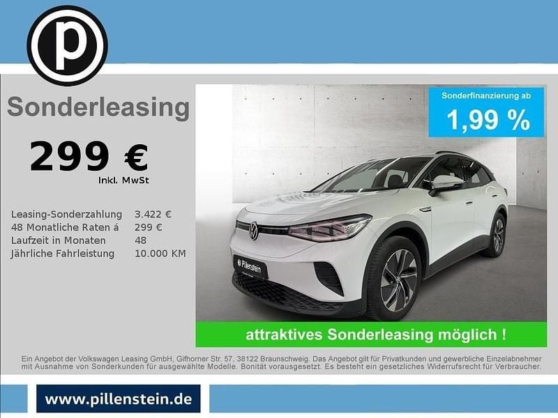Weiß Gebraucht 2021 VW ID.4 Pro SUV | 27.492 € (Fairer Preis) - Bild 1/4