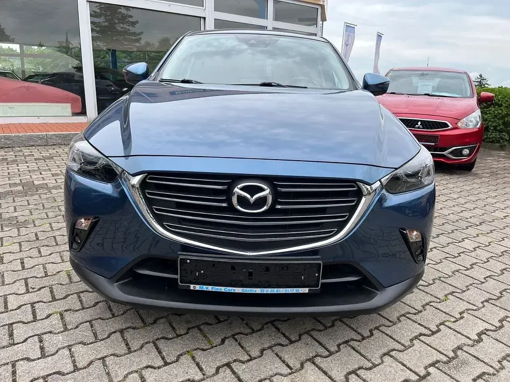 Gebraucht Mazda CX-3 Exclusive-Line 121 PS (88 kW) 2019 Blau SUV