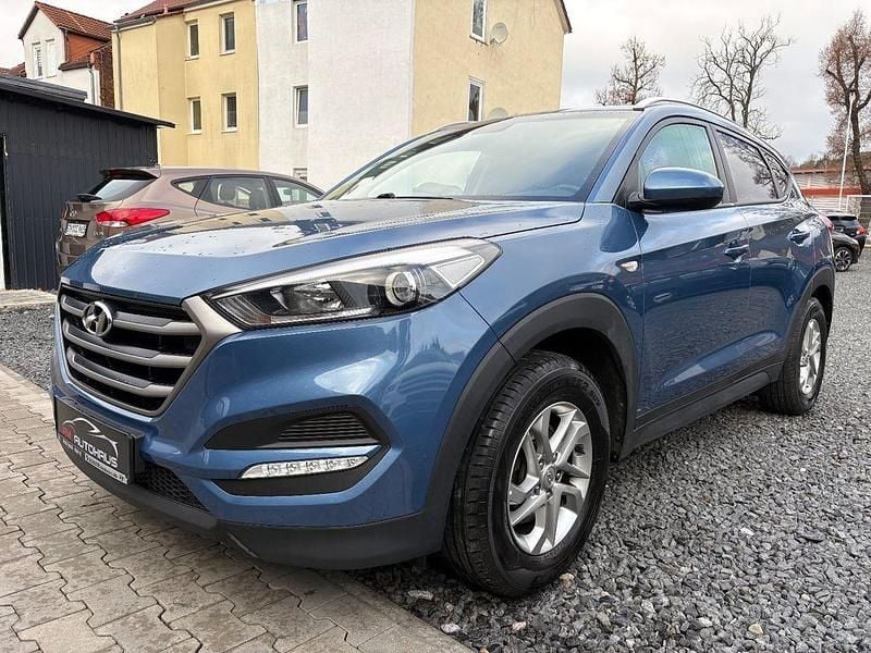 Blau Gebraucht 2018 Hyundai Tucson SUV | 13.999 € (Superpreis) - Bild 1/4