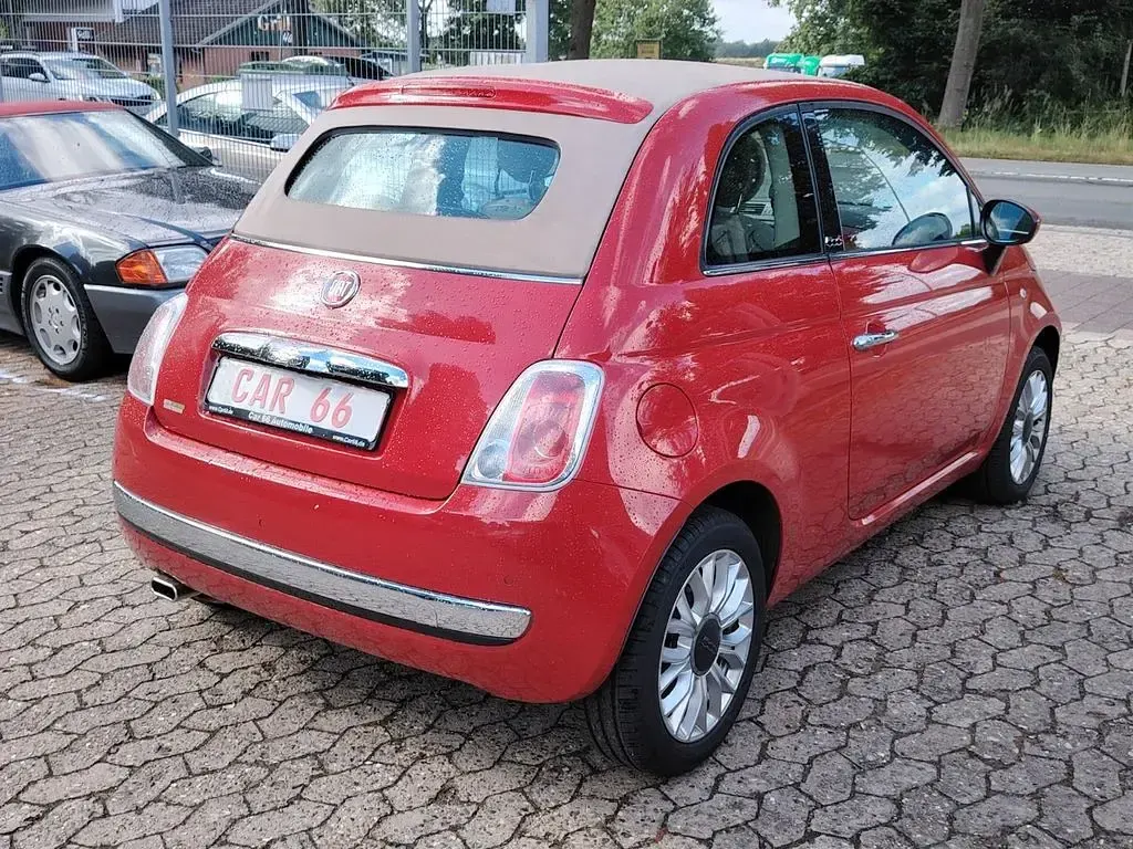 Gebraucht Fiat 500C 69 PS (50 kW) 2015 Rosso corsa/sfrontato/argilla/ Cabrio