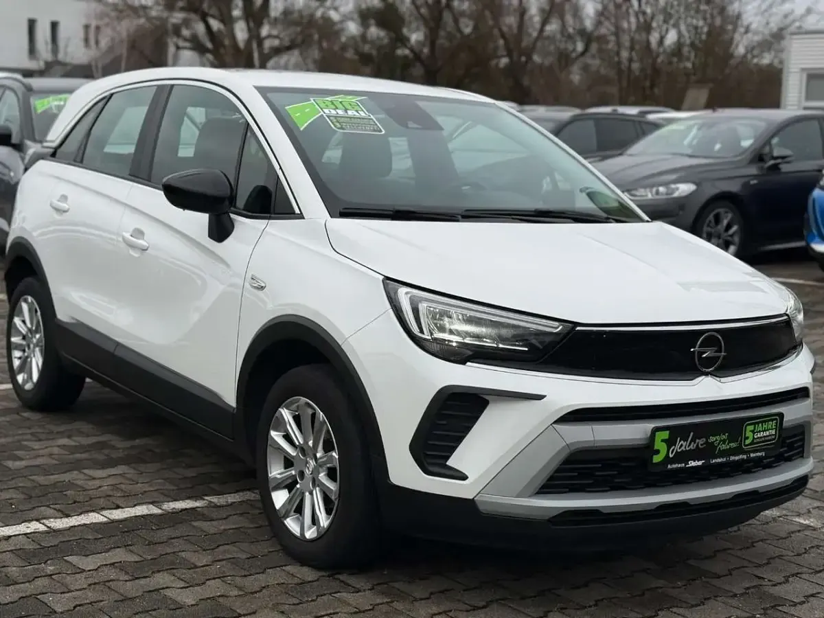 Gebraucht Opel Crossland X Elegance 110 PS (80 kW) 2022 Arktis weiss SUV