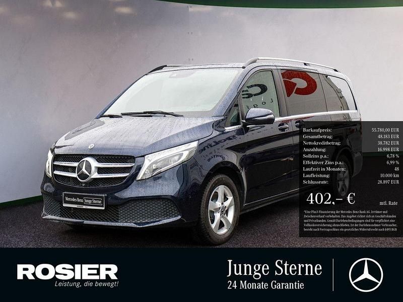 Blau Gebraucht 2022 Mercedes V300 Avantgarde Edition Van / Kleinbus | 55.780 € (Fairer Preis) - Bild 1/4