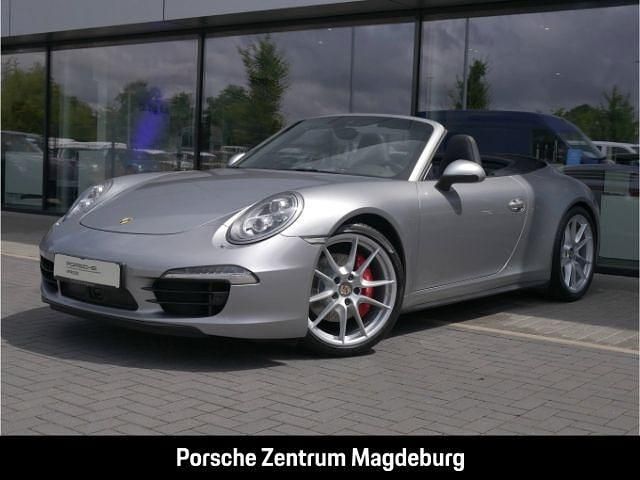 Silber Gebraucht 2013 Porsche 911 Carrera 4S Cabriolet Cabrio | 103.890 € (Teuer) - Bild 1/4