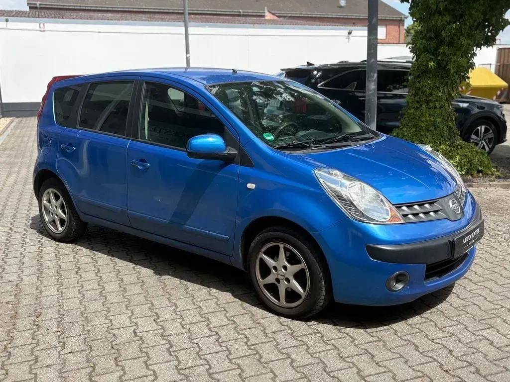 Gebraucht Nissan Note Acenta 88 PS (64 kW) 2006 New blue (m) Kleinwagen