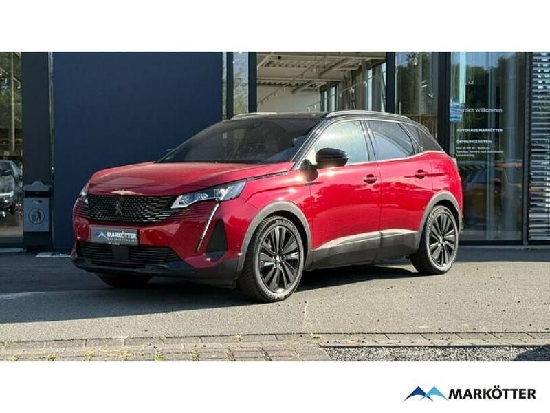 Rot Gebraucht 2021 Peugeot 3008 GT SUV | 27.890 € (Fairer Preis) - Bild 1/4