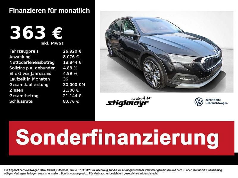 Gebraucht Skoda Octavia 200 PS (147 kW) 2022 Blackmagicperleffekt Kombi