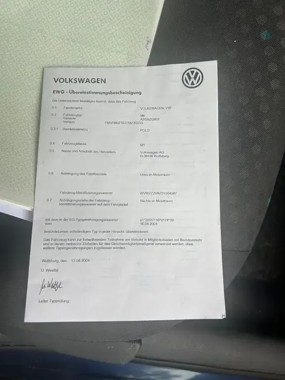 Gebraucht VW Polo 64 PS (47 kW) 2004 Blau Kleinwagen