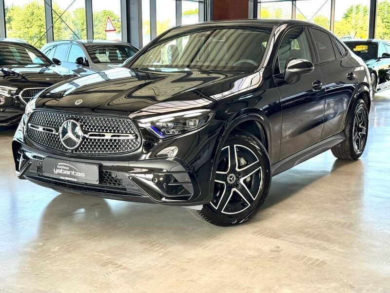 Obsidianschwarz metalliclack Gebraucht 2024 Mercedes GLC300 AMG Coupé | 66.900 € (Fairer Preis) - Bild 1/4