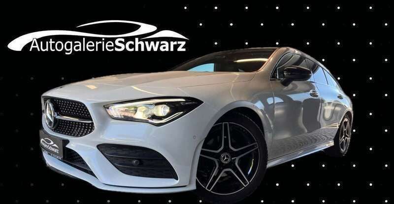 Amg digitalweiss metallic (per Gebraucht 2021 Mercedes CLA180 AMG Limousine | 23.750 € (Superpreis) - Bild 1/3