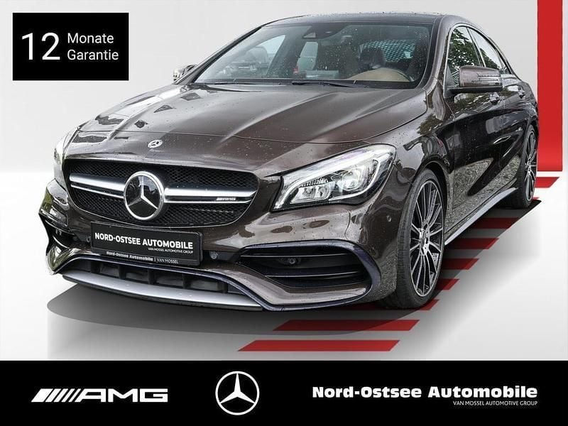 Braun Gebraucht 2018 Mercedes CLA45 AMG AMG Limousine | 27.990 € (Guter Preis) - Bild 1/4