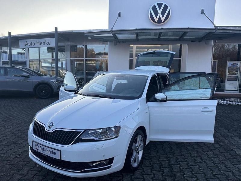 Gebraucht Skoda Rapid Clever 90 PS (66 kW) 2018 Weiß Kombi