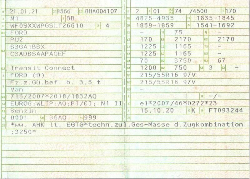 Gebraucht Ford Transit Connect 101 PS (74 kW) 2021 Schwarz Van / Kleinbus