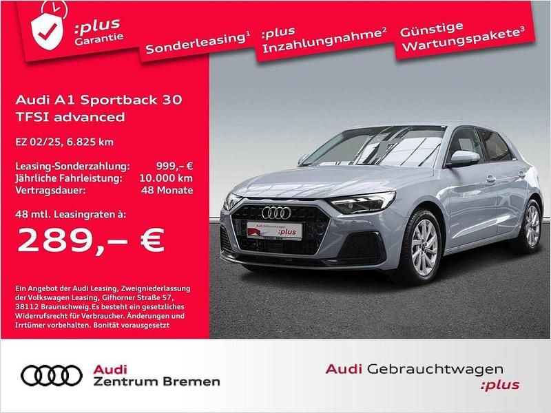 Pfeilgrau perleffekt Gebraucht 2025 Audi A1 Sportback Advanced Plus Kleinwagen | 26.260 € (Etwas zu teuer) - Bild 1/4