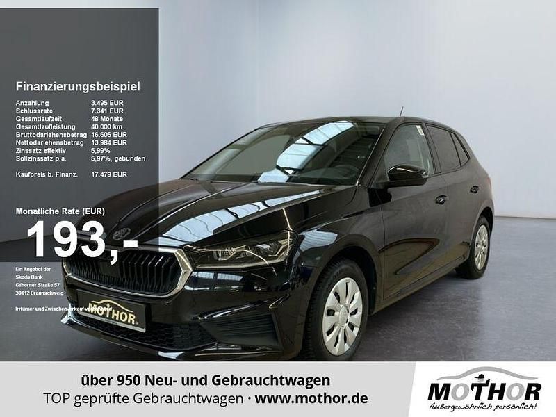 Schwarzmagic perleffekt Gebraucht 2022 Skoda Fabia Ambition Kleinwagen | 16.266 € (Fairer Preis) - Bild 1/4