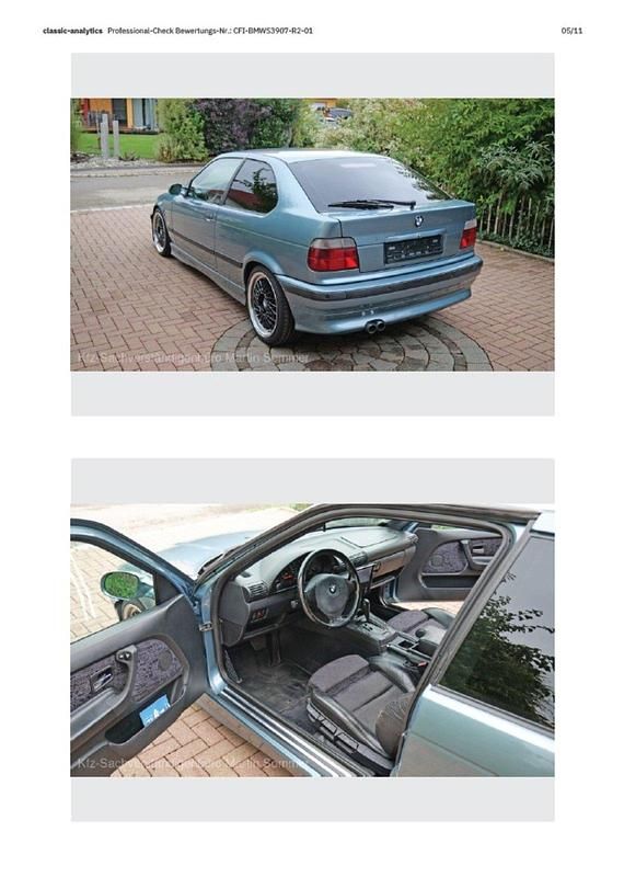 Gebraucht BMW 323 Compact 170 PS (125 kW) 1997 Blau Kleinwagen