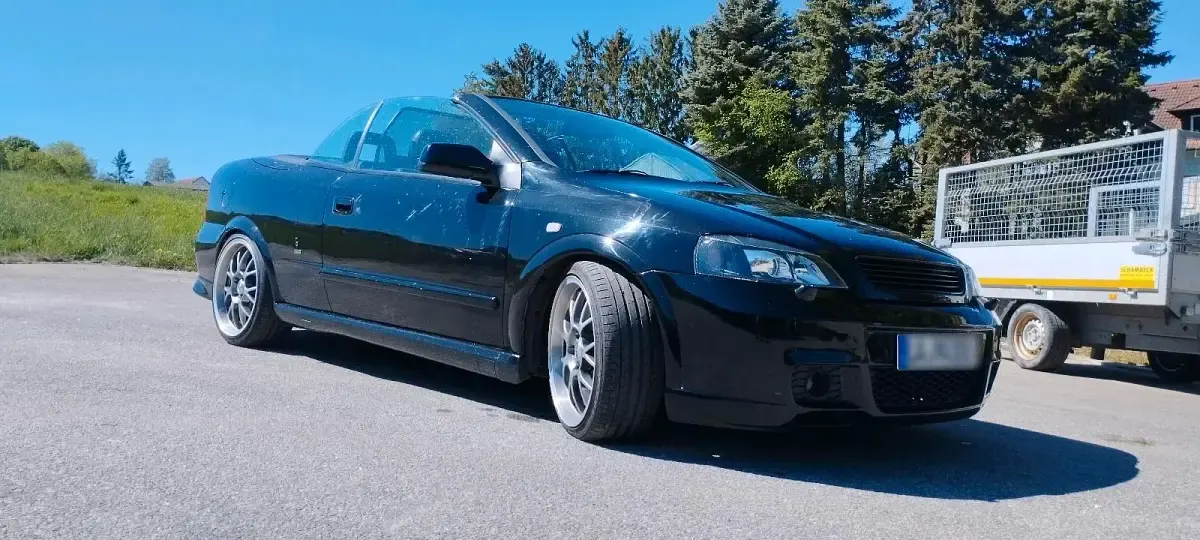 Gebraucht Opel Astra 150 PS (110 kW) 2002 Schwarz Cabrio