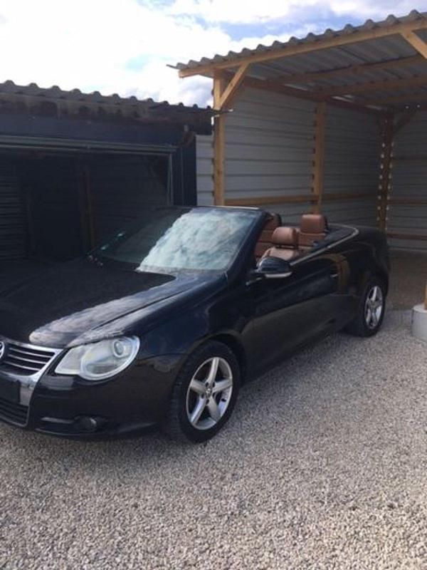 Schwarz Gebraucht 2008 VW Eos Edition Cabrio | 1.990 € (Guter Preis) - Bild 1/4