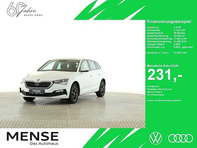 Moonweiss Gebraucht 2019 Skoda Scala Ambition Kleinwagen | 12.930 € (Guter Preis) - Bild 1/4