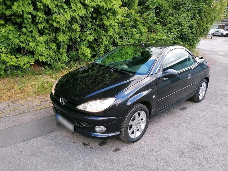 Schwarz Gebraucht 2008 Peugeot 206 CC Cabrio | 1.990 € - Bild 1/4