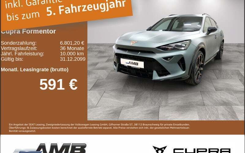 Grau Neu 2025 Cupra Formentor VZ SUV | 59.950 € - Bild 1/4