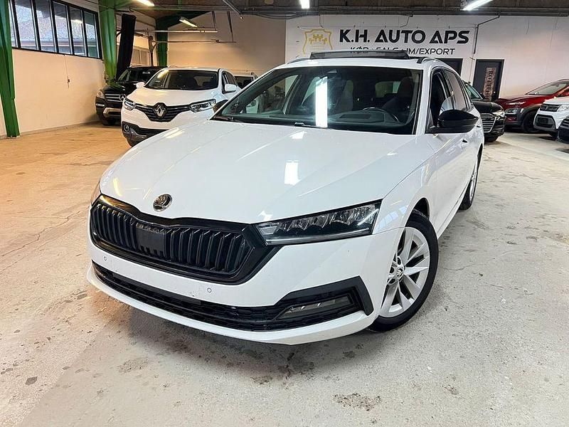 Weiß Gebraucht 2021 Skoda Octavia SportLine Kombi | 14.495 € (Guter Preis) - Bild 1/4