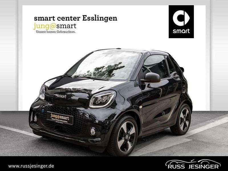 Schwarz Gebraucht 2023 Smart ForTwo Electric Drive Exclusive Cabrio | 17.980 € (Fairer Preis) - Bild 1/3