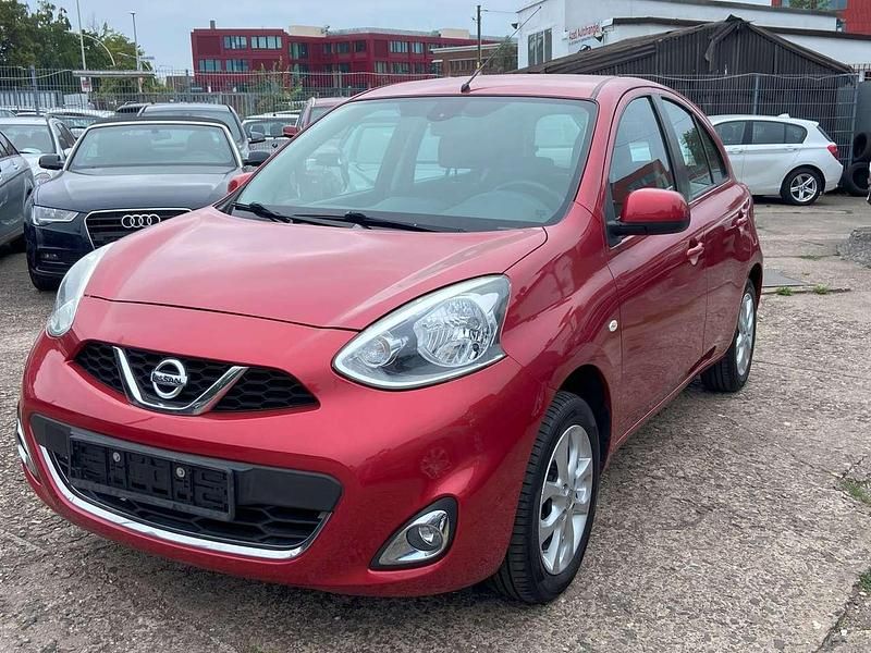 Gebraucht Nissan Micra Acenta 80 PS (58 kW) 2016 Rot Kleinwagen