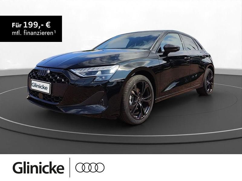 Schwarz Gebraucht 2025 Audi A3 Sportback Advanced Plus Limousine | 28.490 € (Guter Preis) - Bild 1/3